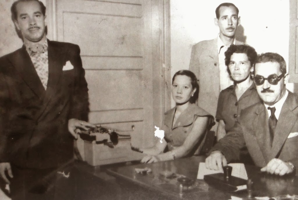 Primeiros funcionários da Câmara de Maringá - Década de 1950