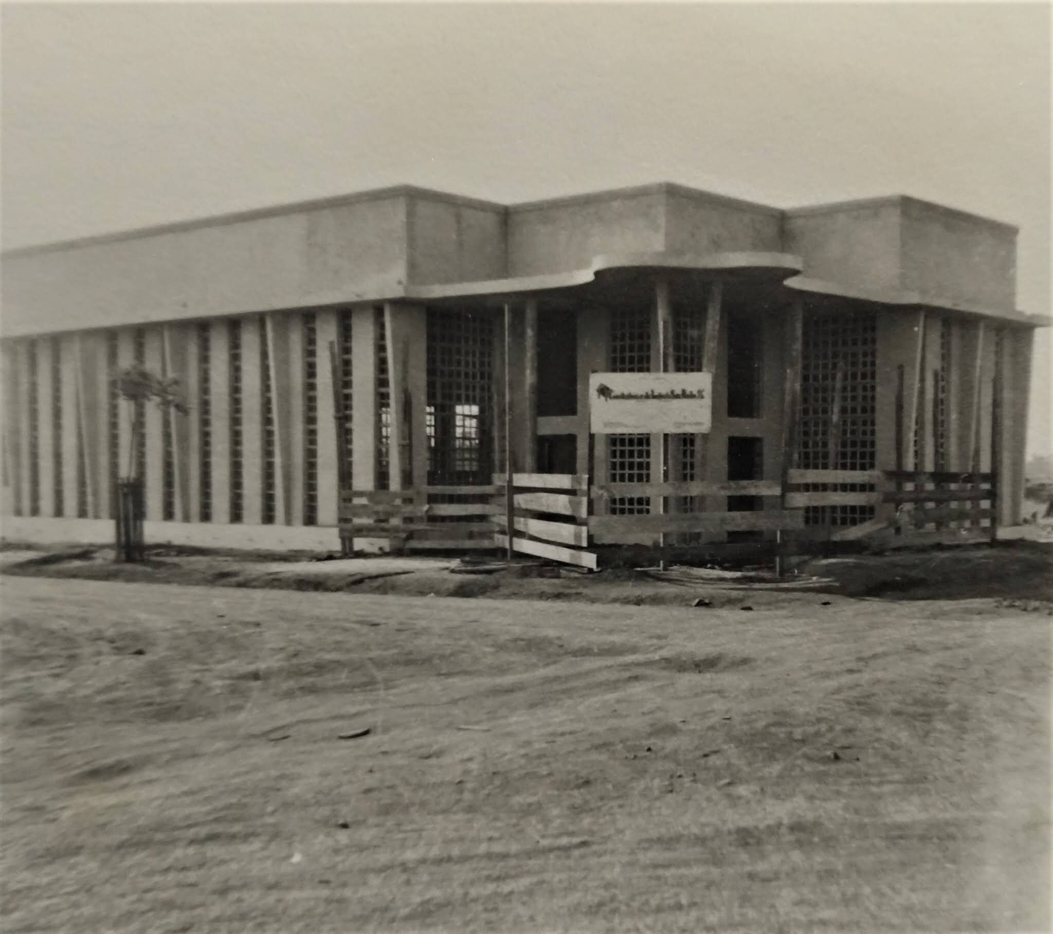 Nova sede da Rádio Cultura em construção - 1953