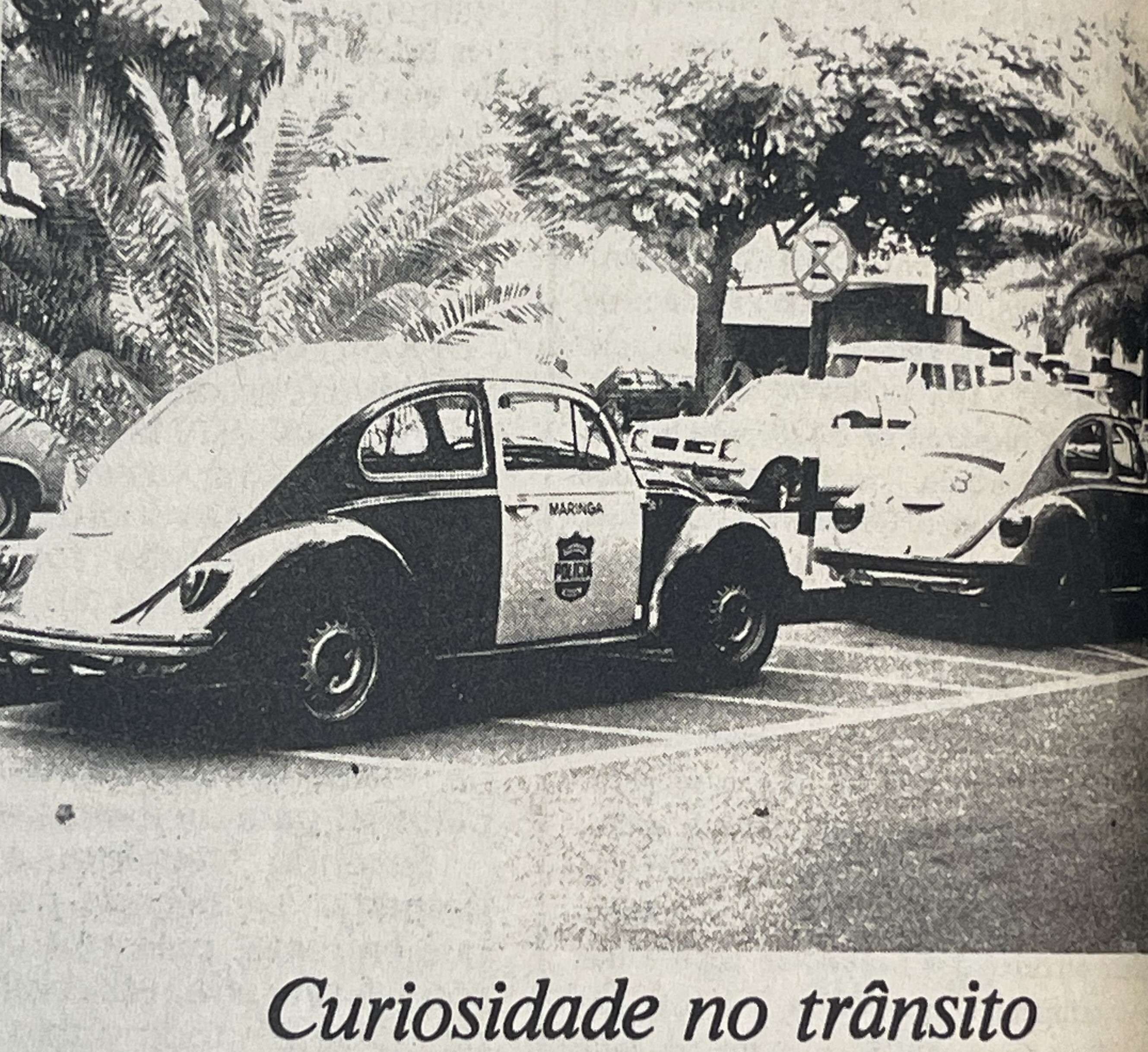 Crítica ao estacionamento irregular - 1986