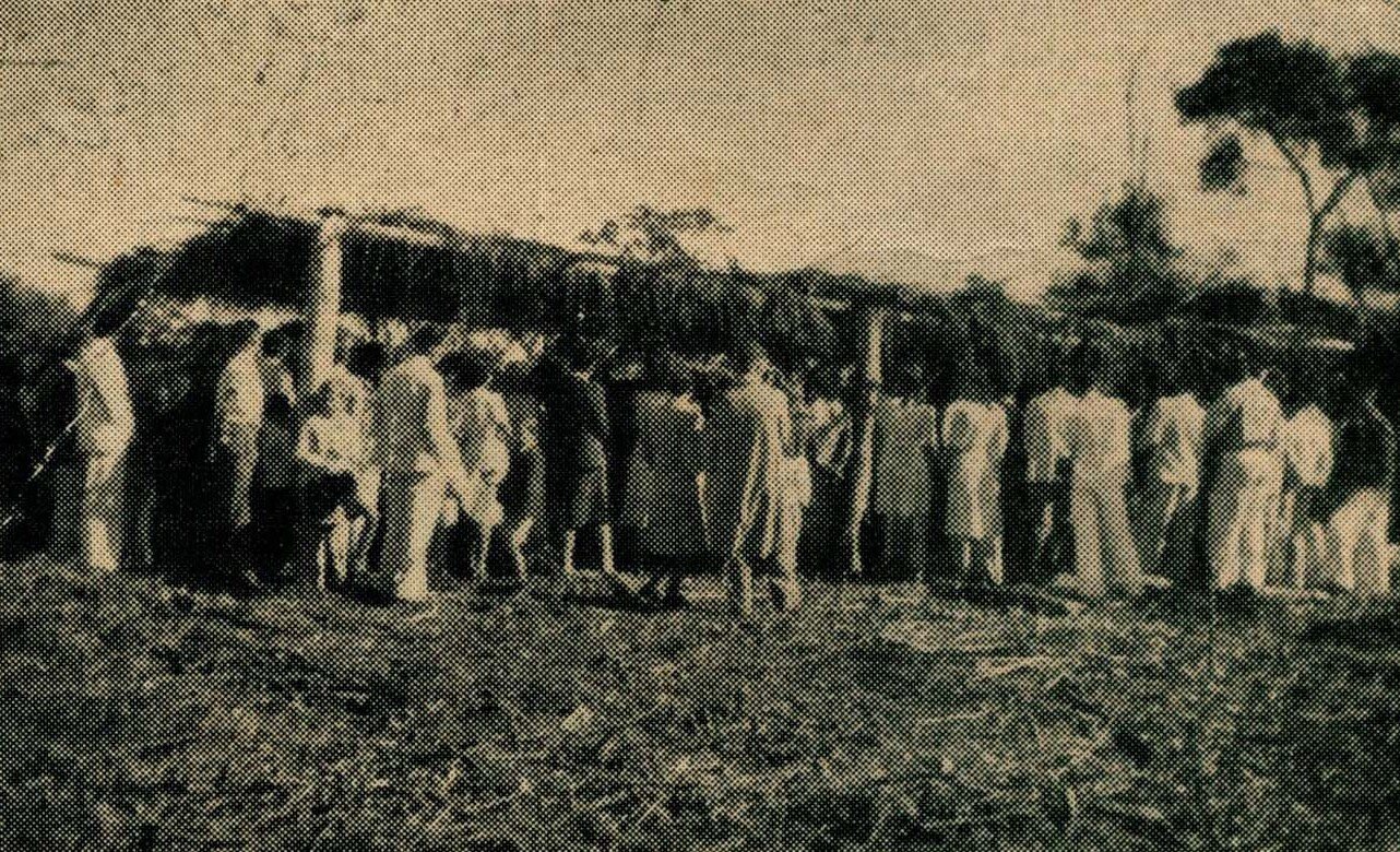 Pedra fundamental da Capela Santa Cruz - 1946