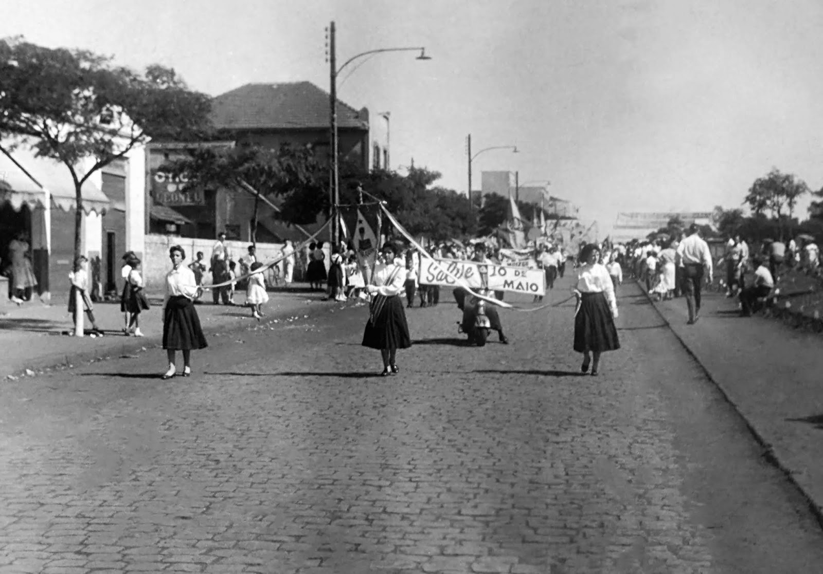 Desfile de aniversário da cidade - 1962