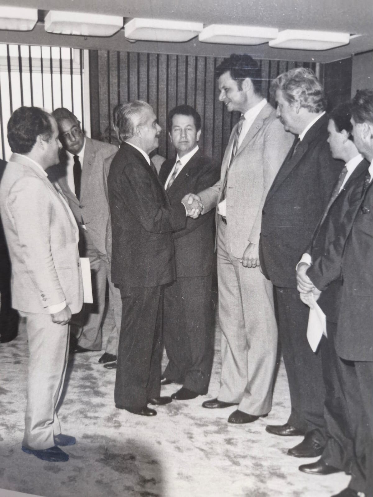 Tadeu França e José Sarney - Anos 1980