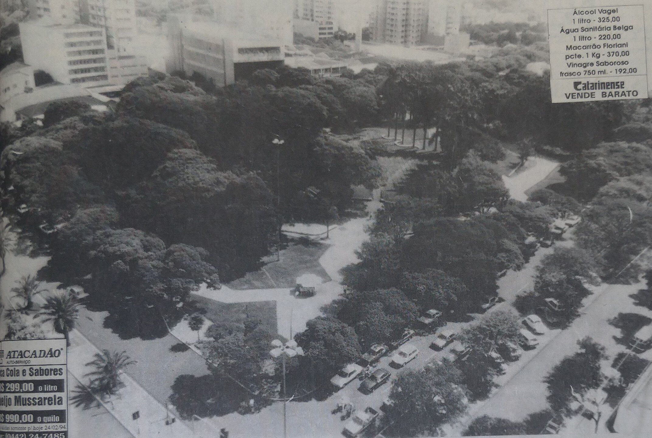 Telepar e a polêmica na praça Napoleão Moreira da Silva - 1994