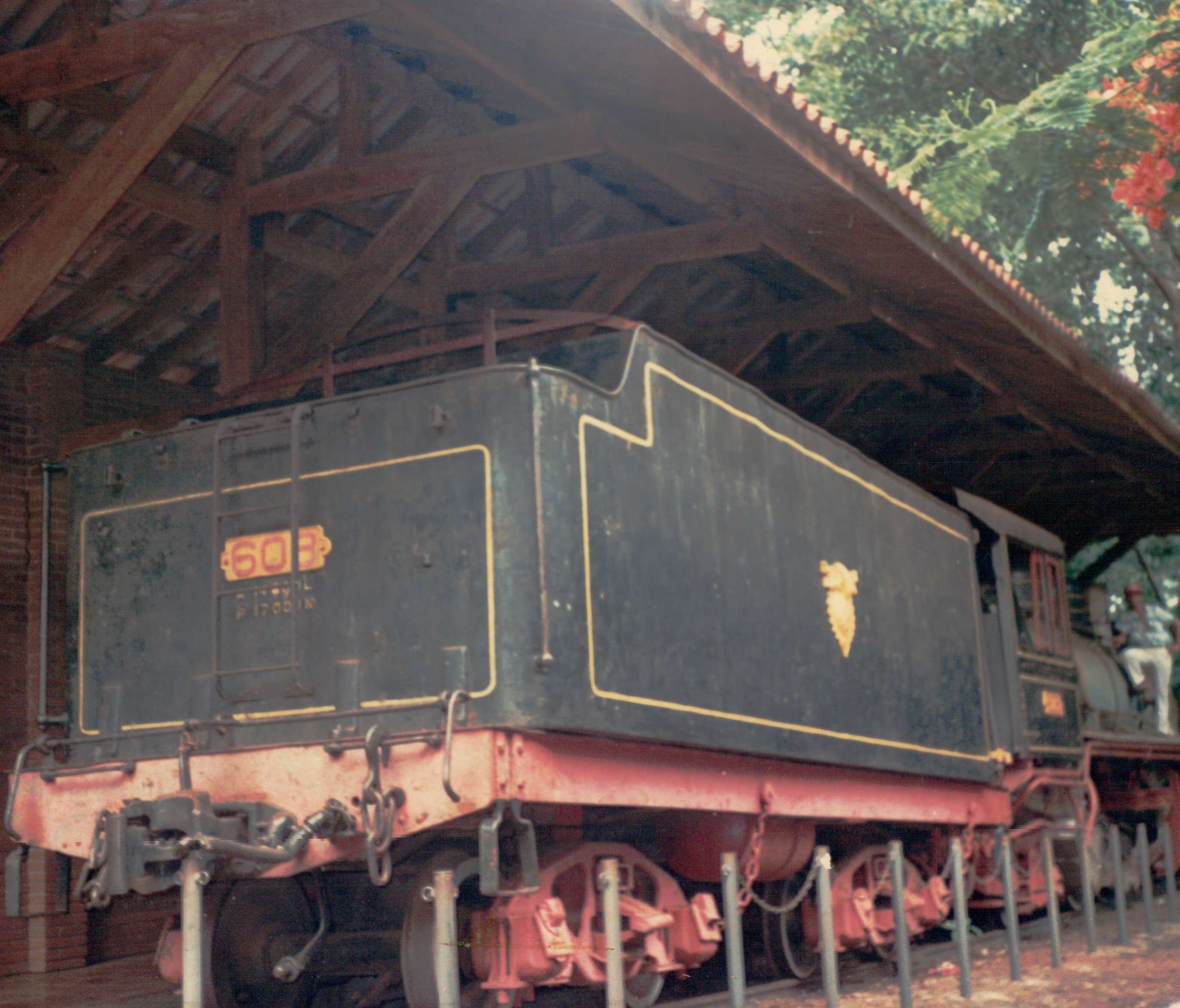 Maria Fumaça em sua estação - Anos 1980