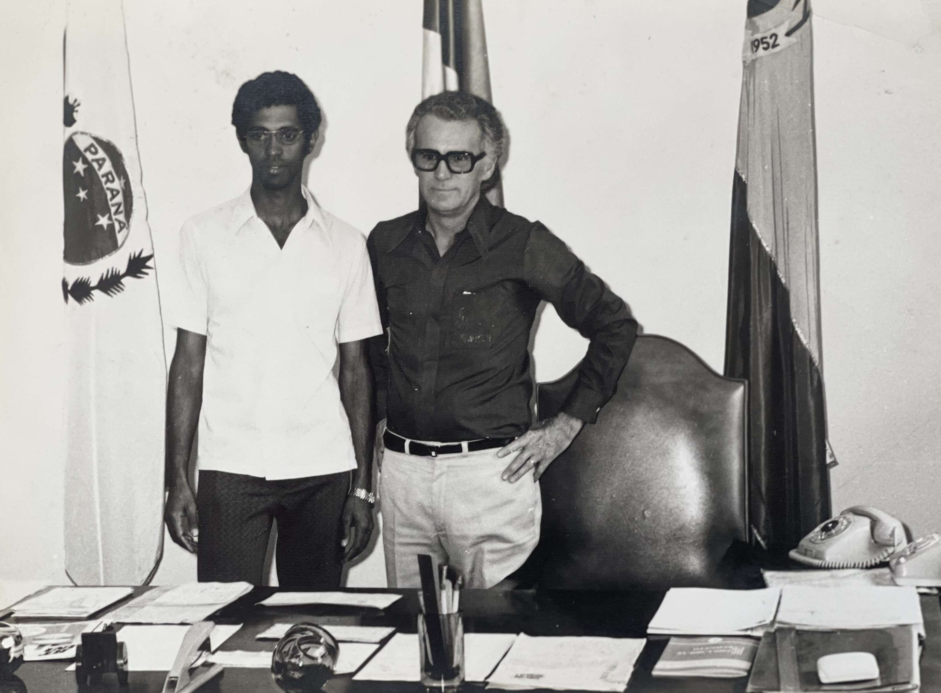 Vicente Pimentel e Antônio Mário Manicardi - 1975