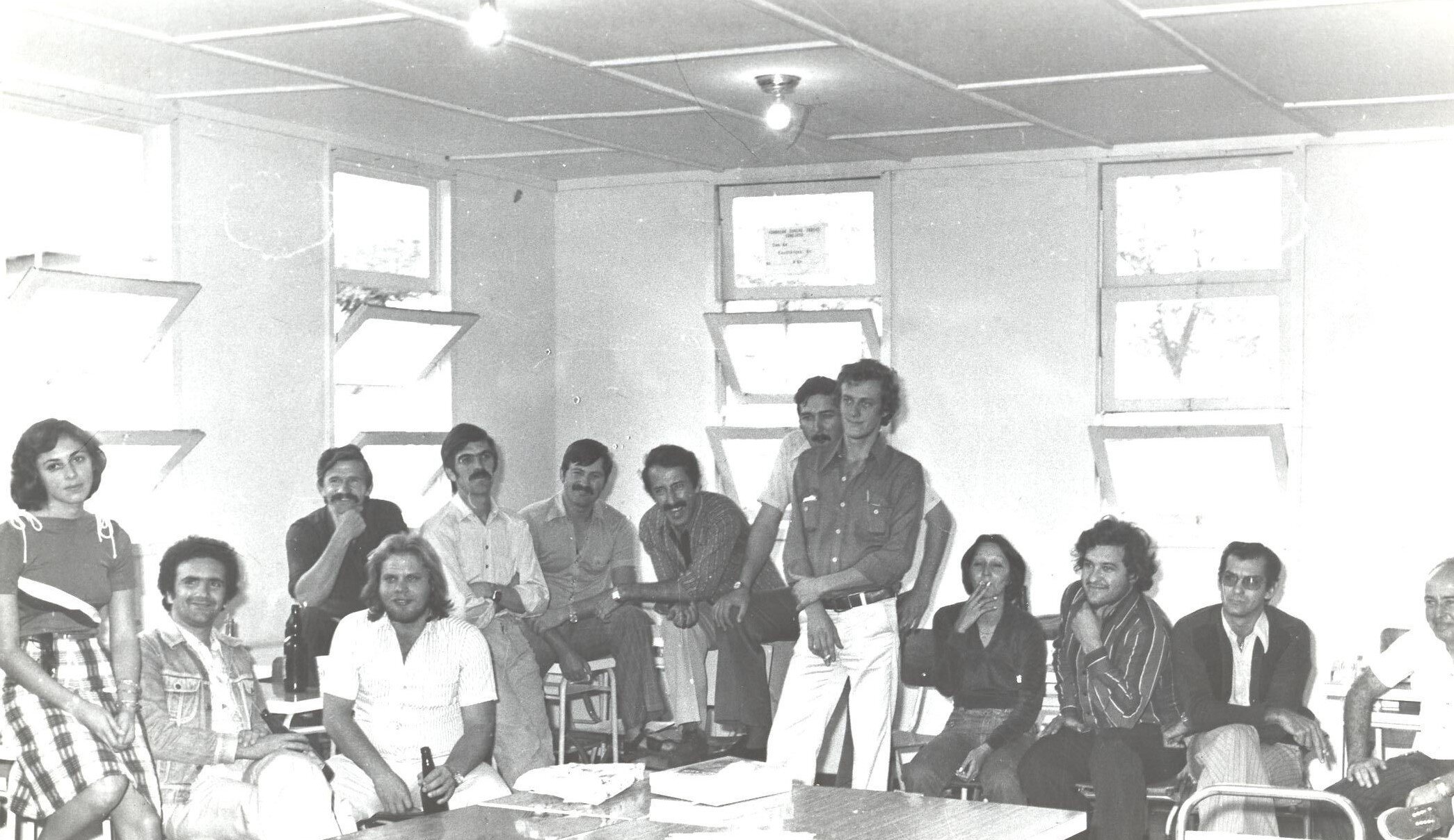 Acadêmicos e professores de Direito da UEM - Anos 1970