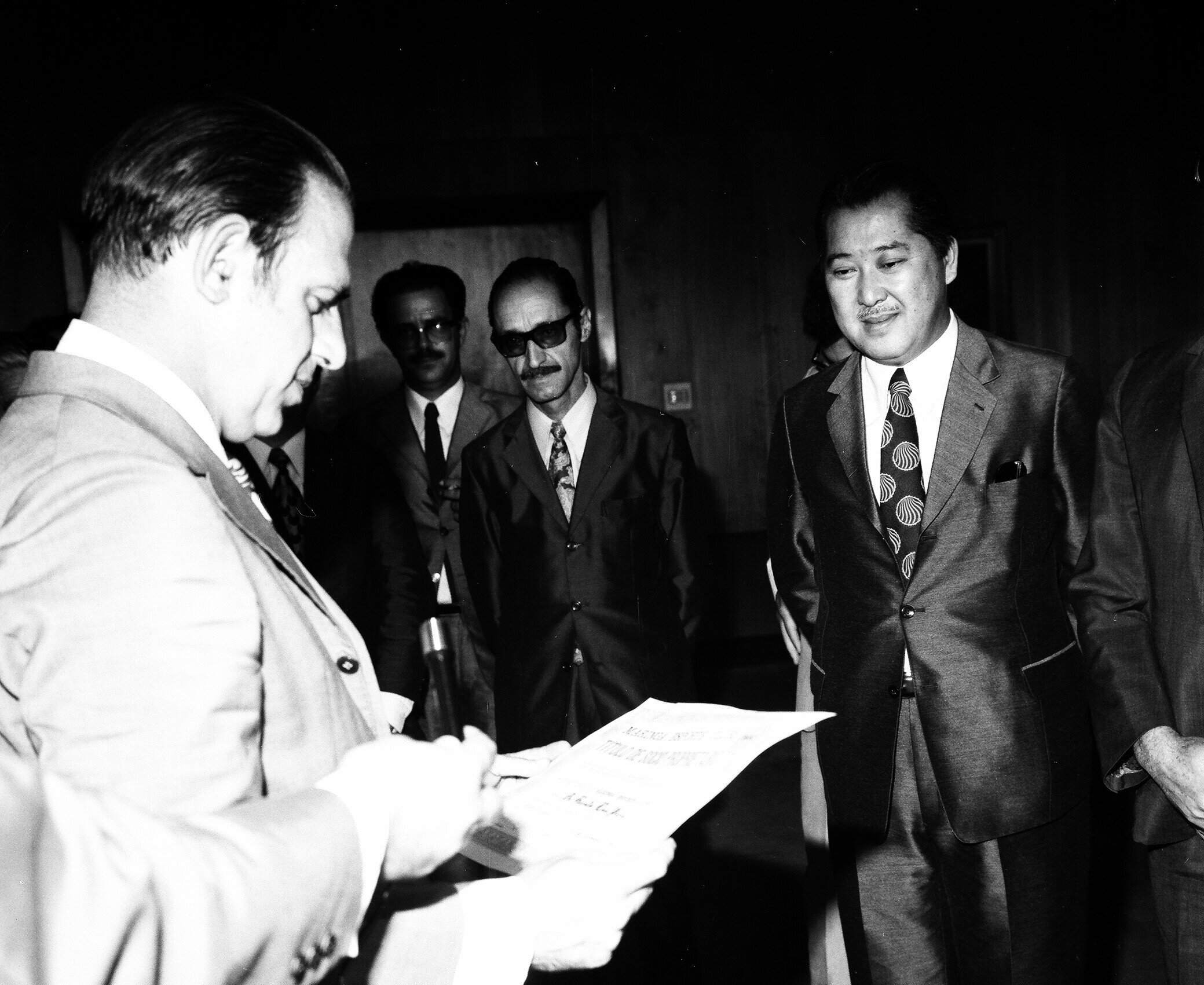 Haroldo Leon Peres e Jorge Sato - 1971