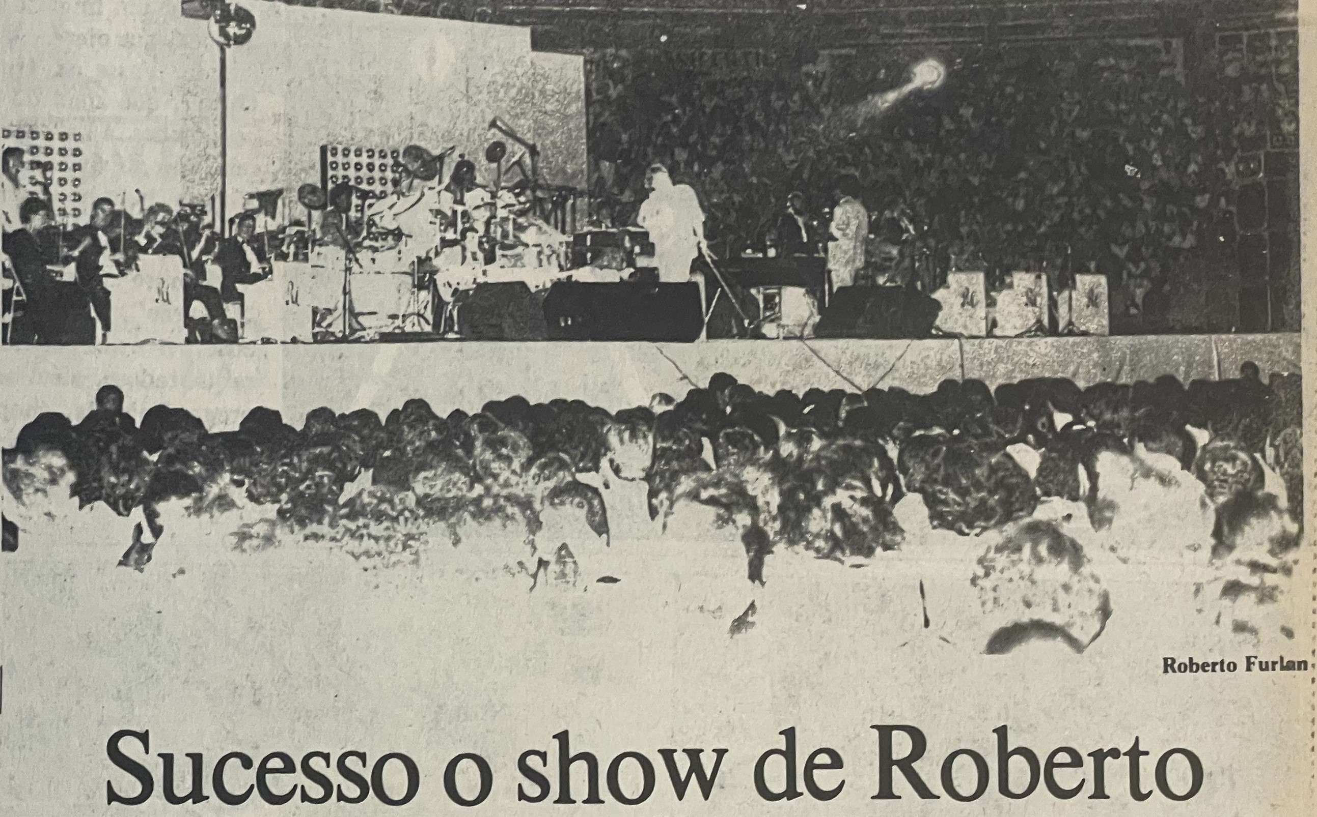 Roberto Carlos em Maringá - 1986