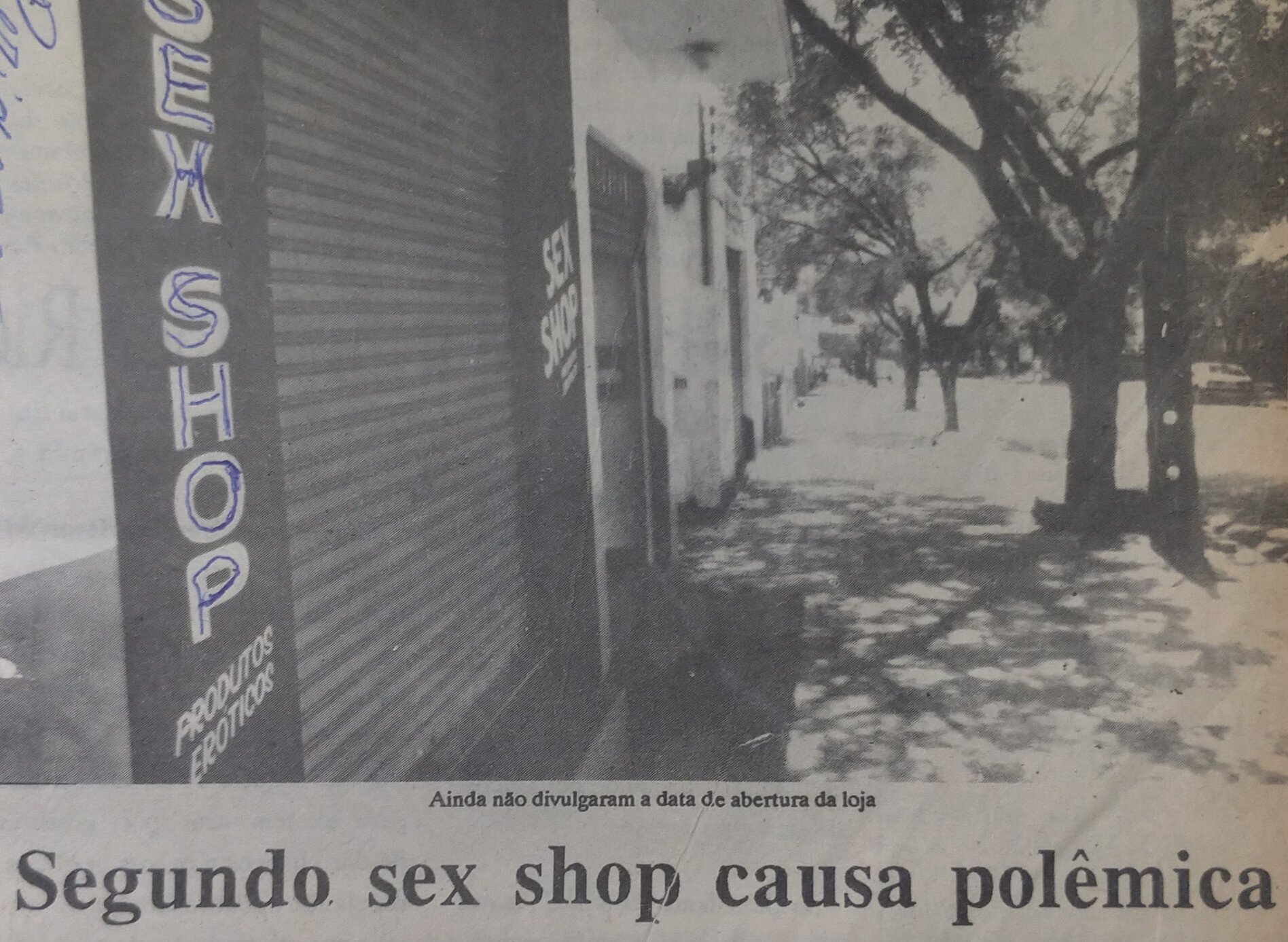 O segundo sex shop de Maringá - 1990