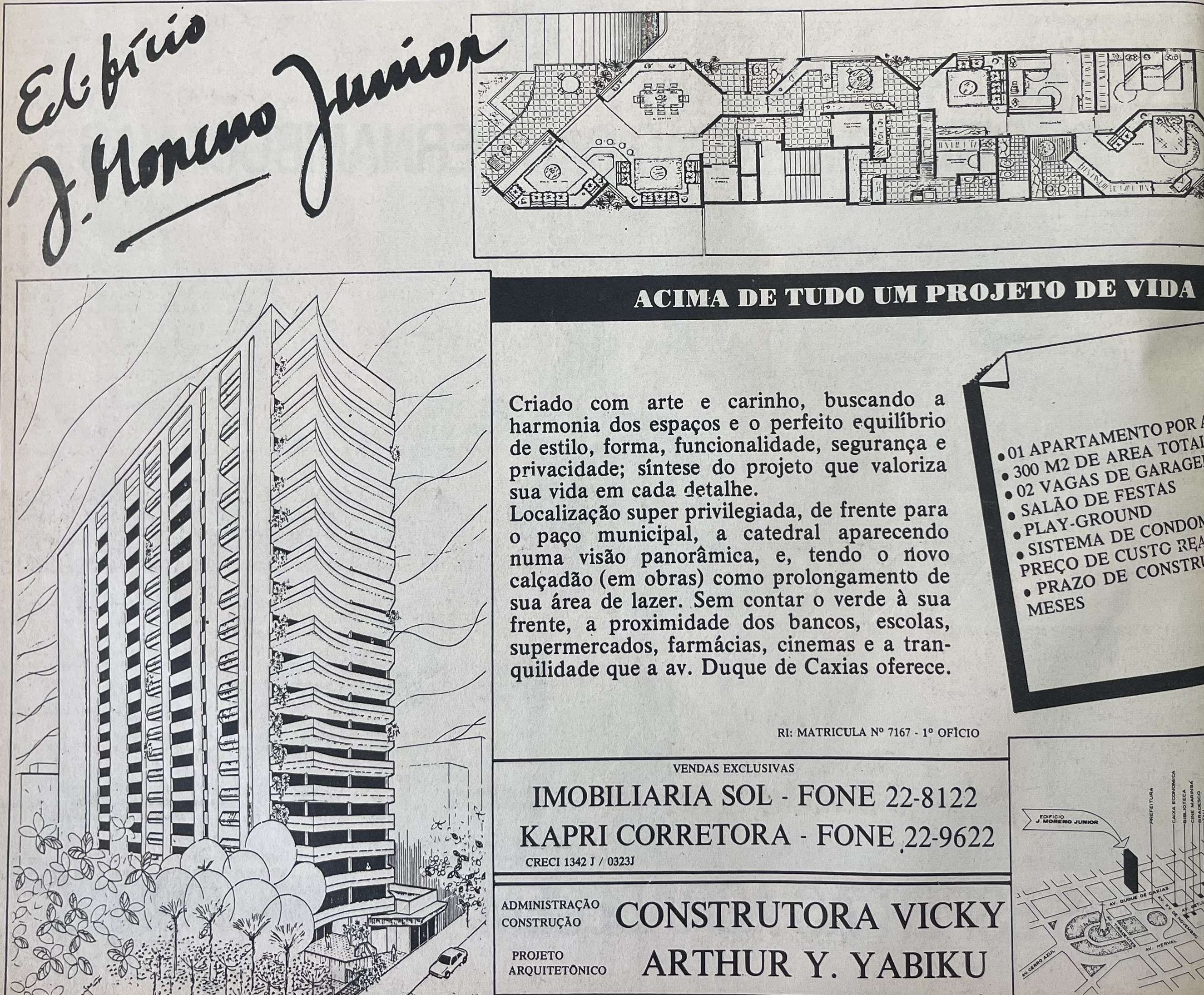 Edifício José Moreno Moreno Junior - 1986